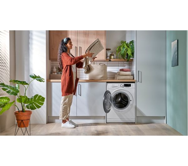 HOTPOINT NDD 8636 DA UK 8 kg Washer Dryer - White