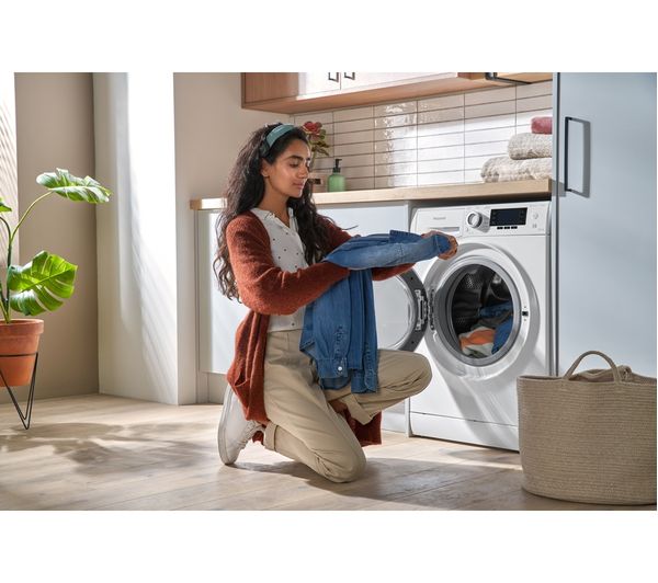 HOTPOINT NDD 8636 DA UK 8 kg Washer Dryer - White