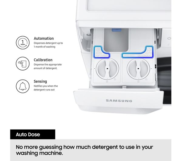 SAMSUNG Bespoke Series 8 QuickDrive + SpaceMax WW11BB944DGB S1 WiFi-enabled 11 kg 1400 Spin Washing Machine - Black