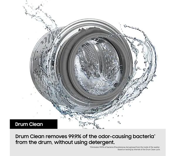 SAMSUNG Bespoke Series 5+ SpaceMax WW11BBA046AB EU 11 kg 1400 Spin Washing Machine - Black - Image 9