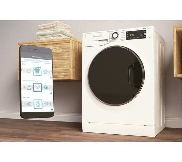 HOTPOINT NLLCD 1046 WD AW UK N WiFi-enabled 10 kg 1400 Spin Washing Machine - White