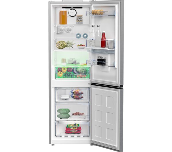 BEKO HarvestFresh CNB3G4686DVPS 60 40 Fridge Freezer - Stainless Steel