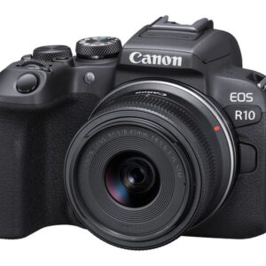 CANON EOS R10 Mirrorless Camera with RF-S 18-45 mm f 4.5-6.3 IS STM Lens