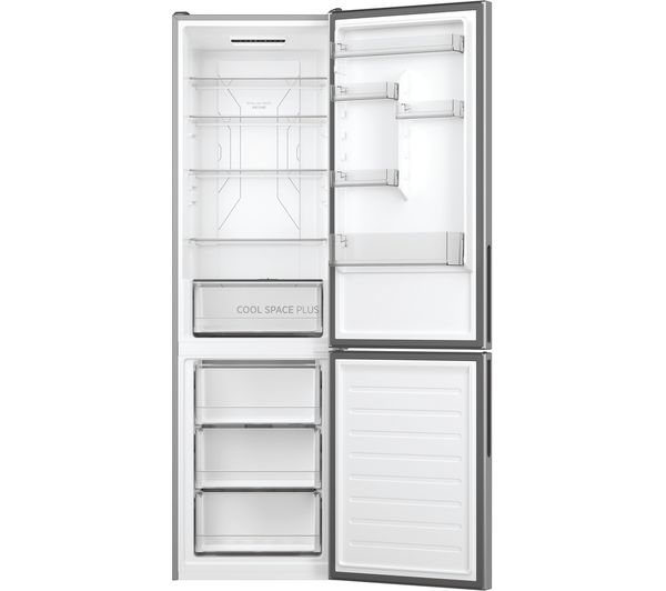 HOOVER HOCE4T620EXK Smart 70 30 Fridge Freezer - Silver - Image 2