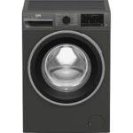 BEKO IronFast RecycledTub B3W5841IG Bluetooth 8 kg 1400 Spin Washing Machine - Graphite