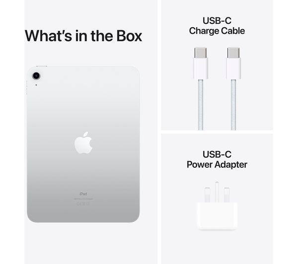 APPLE 10.9" iPad (2022) - 64 GB Silver - Image 2