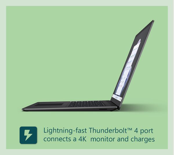 MICROSOFT 15" Surface Laptop 5 - Intel® Core™ i7 512 GB SSD Black - Image 2