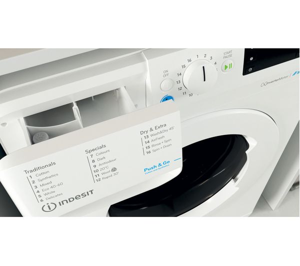 INDESIT BDE 107625X W UK N 10 kg Washer Dryer - White