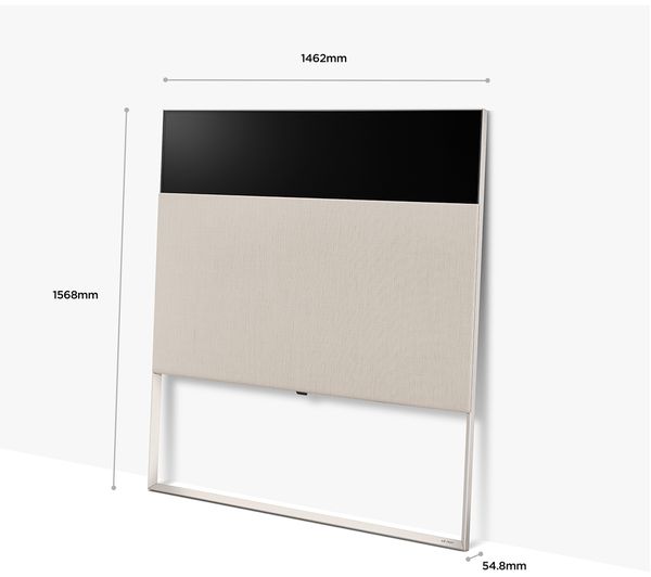 LG Objet Collection Easel 65ART90E6QA 65" Smart 4K Ultra HD HDR OLED TV with Google Assistant & Alexa - Beige