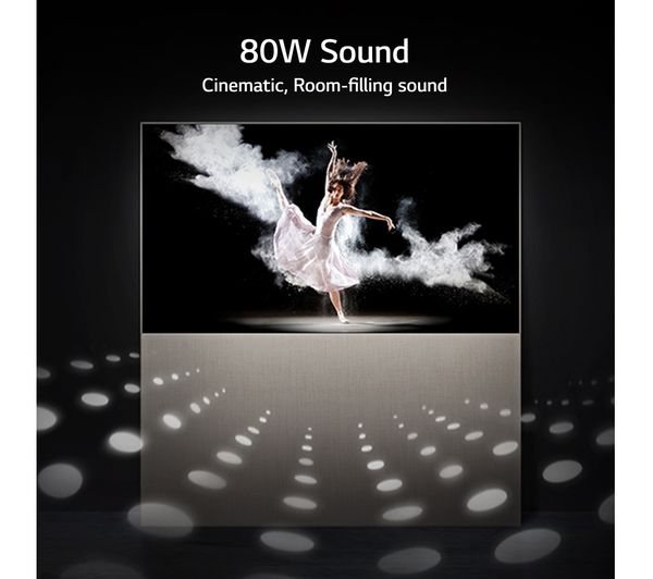 LG Objet Collection Easel 65ART90E6QA 65" Smart 4K Ultra HD HDR OLED TV with Google Assistant & Alexa - Beige