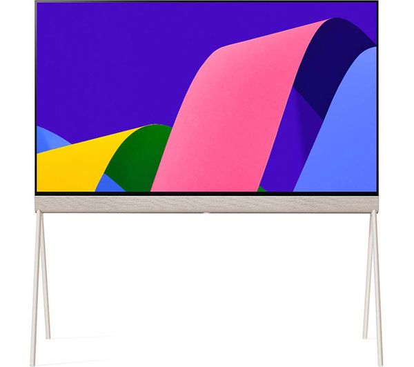 LG Objet Collection Posé 55LX1Q6LA 55" Smart 4K Ultra HD HDR OLED TV with Google Assistant & Amazon Alexa - Beige - Image 3