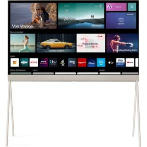 LG Objet Collection Posé 48LX1Q6LA 48" Smart 4K Ultra HD HDR OLED TV with Google Assistant & Amazon Alexa - Beige