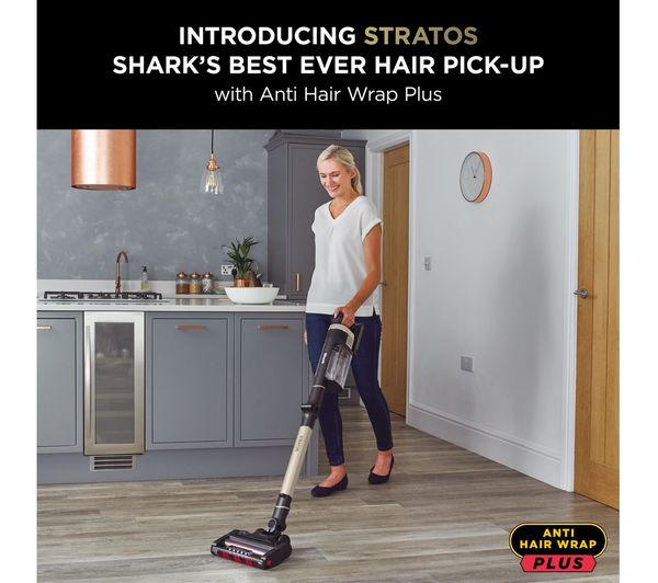 SHARK Stratos Anti Hair Wrap Plus with Pet Tool IZ400UKT Cordless Vacuum Cleaner - Copper