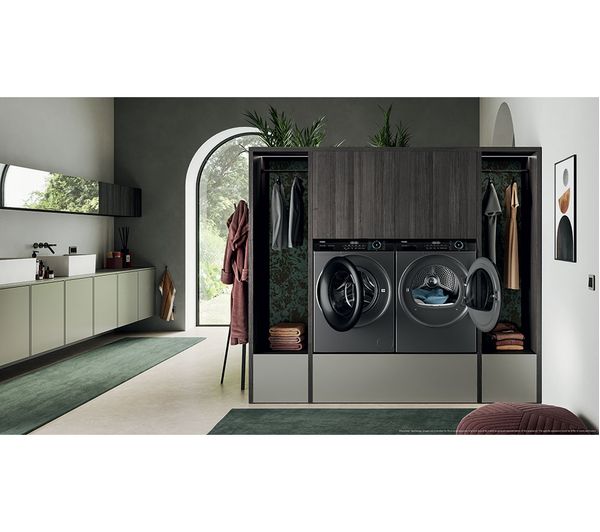 HAIER I-Pro Series 3 HD80-A2939S 8 kg Heat Pump Tumble Dryer - Graphite