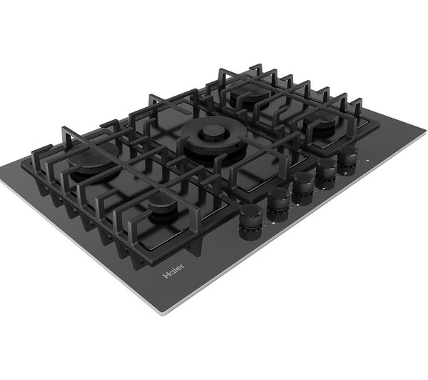 HAIER Series 2 HAVG75S2B 75 cm Gas Hob - Black