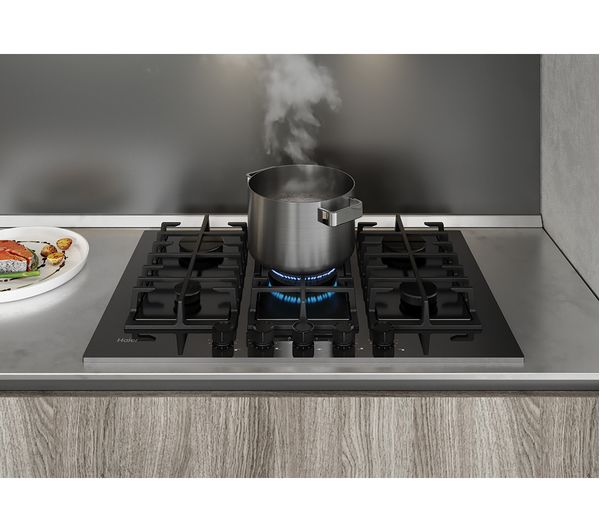 HAIER Series 2 HAVG75S2B 75 cm Gas Hob - Black