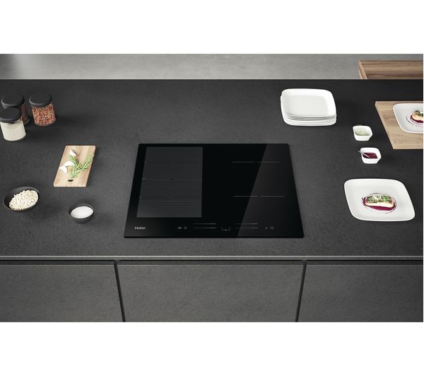 HAIER HAFRSJ64MC 59 cm Electric Induction Hob - Black