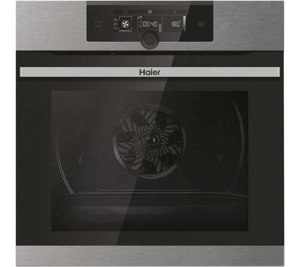 HAIER I-Turn Series 2 HWO60SM2F9XH Electric Pyrolytic Smart Oven - Black & Stainless Steel