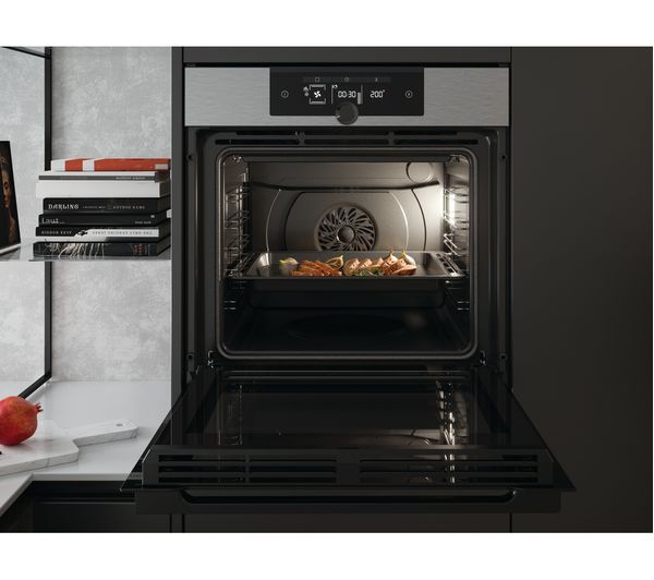 HAIER I-Turn Series 2 HWO60SM2F9XH Electric Pyrolytic Smart Oven - Black & Stainless Steel