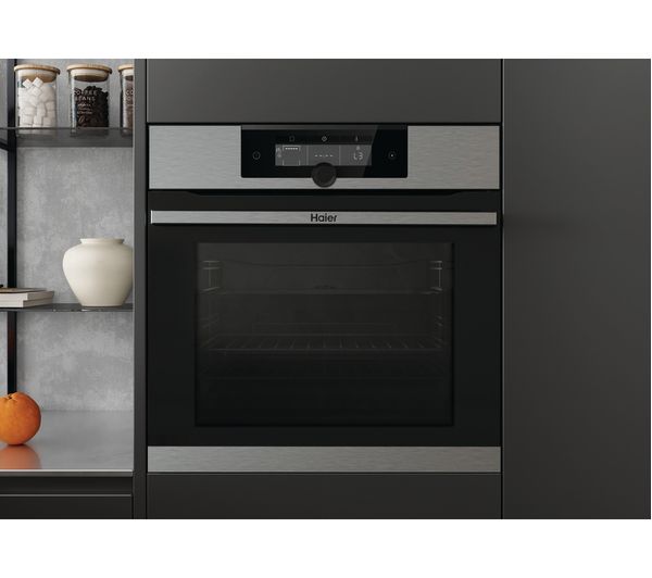 HAIER I-Turn Series 2 HWO60SM2F9XH Electric Pyrolytic Smart Oven - Black & Stainless Steel