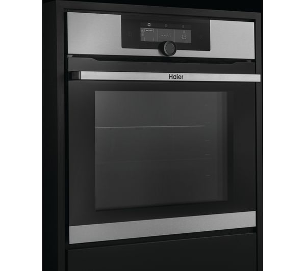 HAIER I-Turn Series 2 HWO60SM2F9XH Electric Pyrolytic Smart Oven - Black & Stainless Steel