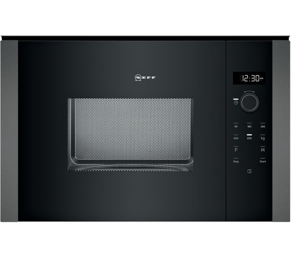 NEFF N50 HLAWD23G0B Built-in Solo Microwave - Graphite