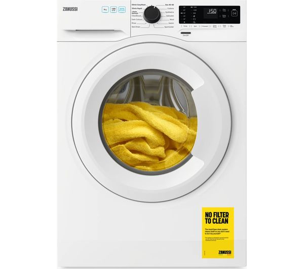 ZANUSSI ZWF942E3PW 9 kg 1400 Spin Washing Machine - White