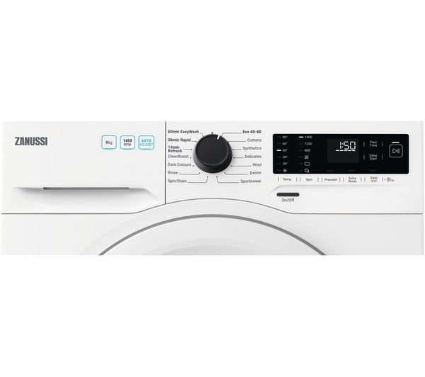ZANUSSI ZWF942E3PW 9 kg 1400 Spin Washing Machine - White