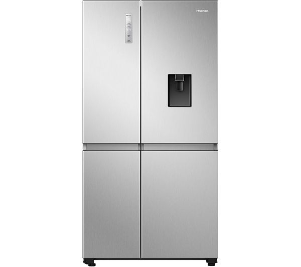 HISENSE PureFlat RS840N4WCE American-Style Smart Fridge Freezer - Stainless Steel