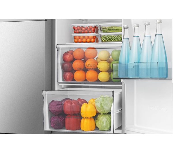 HISENSE PureFlat RS840N4WCE American-Style Smart Fridge Freezer - Stainless Steel