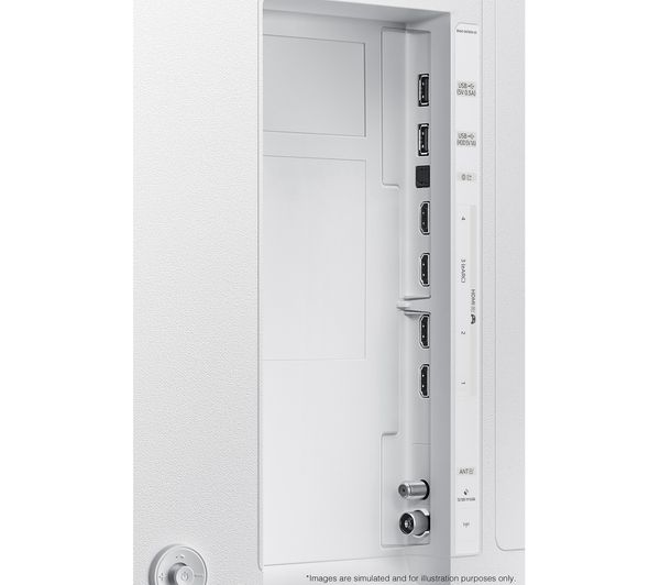 SAMSUNG The Serif QE55LS01BGUXXU 55" Smart 4K Ultra HD HDR QLED TV with Bixby & Amazon Alexa - Cloud White - Image 6