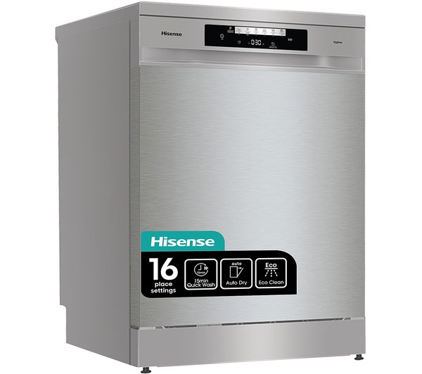 HISENSE HS643D60XUK Full-size Dishwasher - Stainless Steel