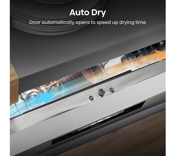 HISENSE HS643D60XUK Full-size Dishwasher - Stainless Steel