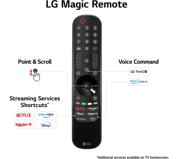 LG 75QNED916QE 75" Smart 4K Ultra HD HDR QNED TV with Google Assistant & Amazon Alexa