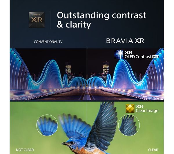 SONY BRAVIA XR-83A84LU 83" Smart 4K Ultra HD HDR OLED TV with Google TV & Assistant