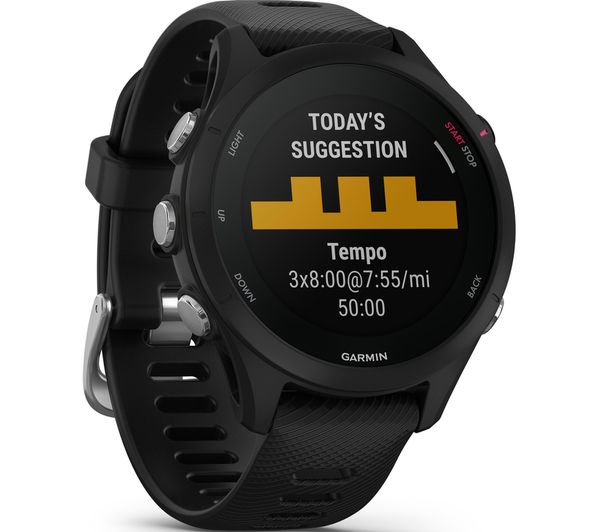 GARMIN Forerunner 255S Music Sports Watch - Black 41 mm