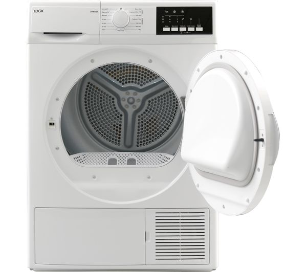 LOGIK LHP8W23 8 kg Heat Pump Tumble Dryer - White - Image 6