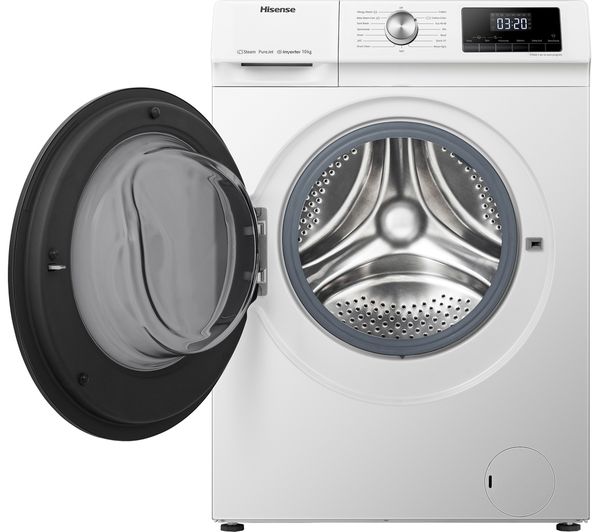 HISENSE 3 Series WFQA1014EVJM 10 kg 1400 rpm Washing Machine - White