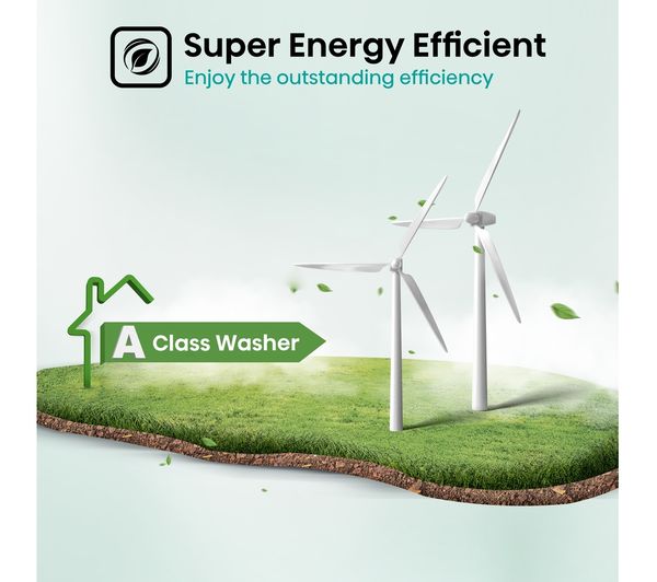 HISENSE 3 Series WFQA1014EVJM 10 kg 1400 rpm Washing Machine - White