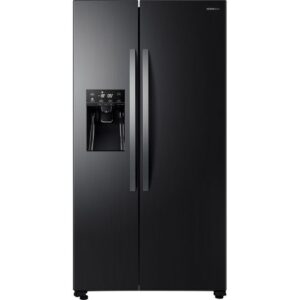 KENWOOD KSBSDIT23 American-Style Fridge Freezer - Dark Inox
