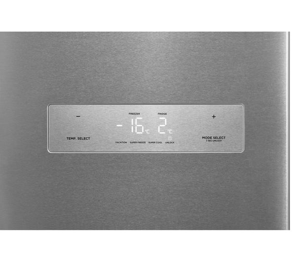 KENWOOD KSBSXC23 American-Style Fridge Freezer - Inox