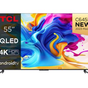 TCL 55C645K 55" Smart 4K Ultra HD HDR QLED TV with Google Assistant