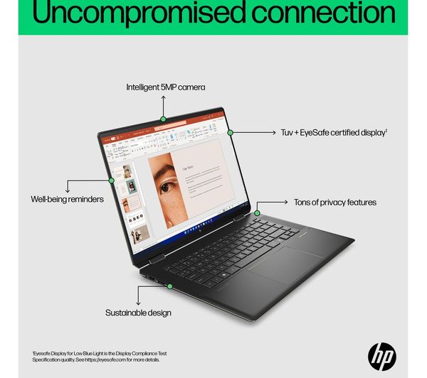 HP Spectre x360 14-ef2502na 13.5" 2 in 1 Laptop - Intel® Core™ i5 512 GB SSD Black