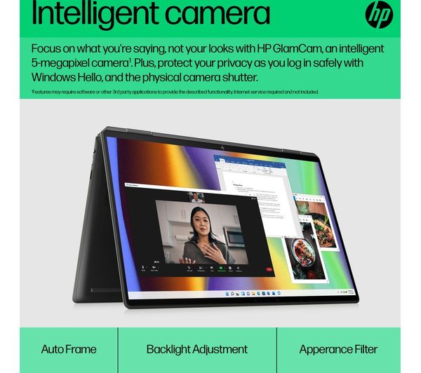 HP Spectre x360 14-ef2502na 13.5" 2 in 1 Laptop - Intel® Core™ i5 512 GB SSD Black