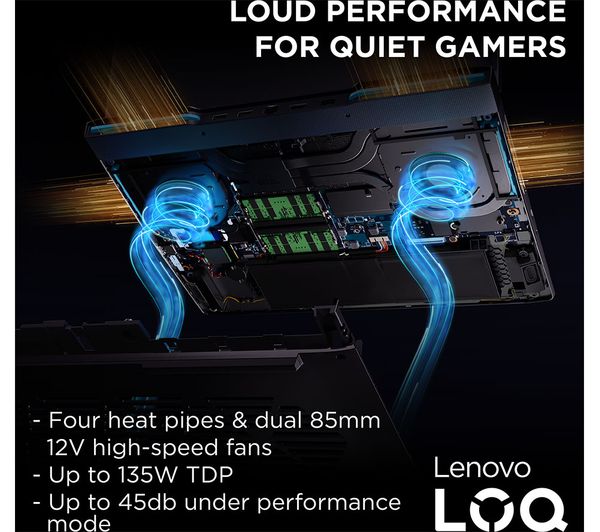 LENOVO LOQ 15IRH8 15.6" Gaming Laptop - Intel® Core™ i5 RTX 4060 512 GB SSD