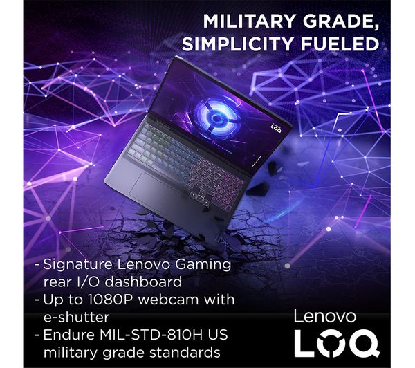 LENOVO LOQ 15IRH8 15.6" Gaming Laptop - Intel® Core™ i5 RTX 4060 512 GB SSD