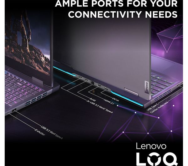 LENOVO LOQ 15IRH8 15.6" Gaming Laptop - Intel® Core™ i5 RTX 4060 512 GB SSD