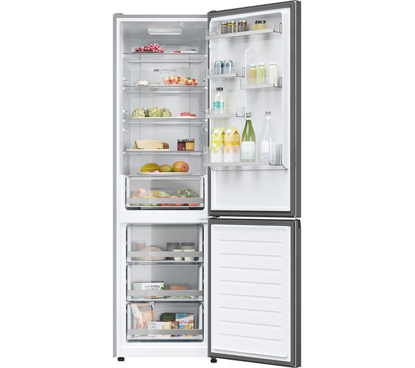 HAIER HDW1620CNPK Smart 60 40 Fridge Freezer - Inox