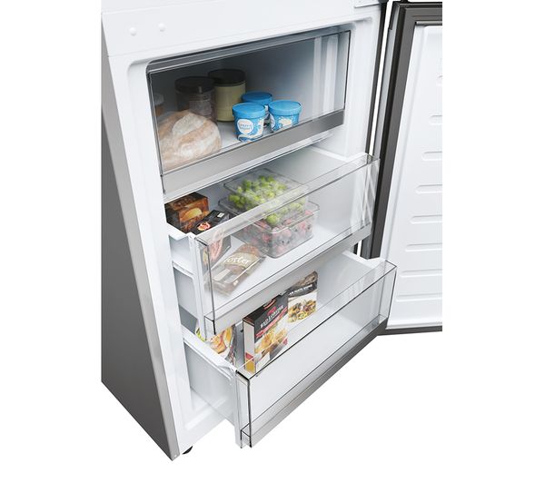 HAIER HDW1620CNPK Smart 60 40 Fridge Freezer - Inox
