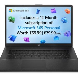 HP 17-cn0534sa 17.3" Laptop - Intel® Pentium®  128 GB SSD  Black